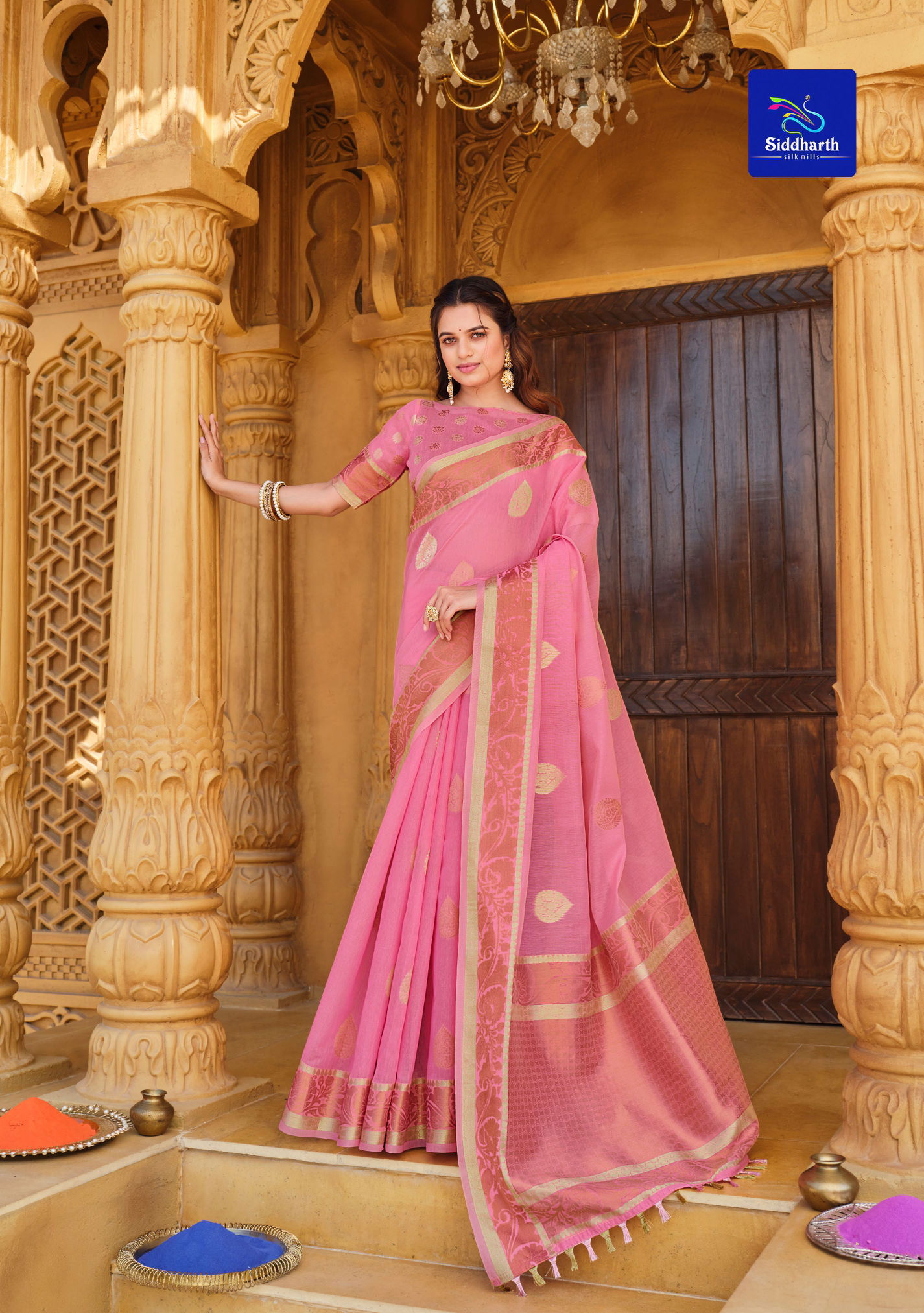 Marina Silk By Siddharth 5001-5006 Party Wear Sarees Catalog